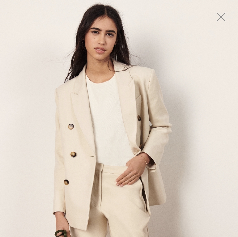 NWT ba&sh CESAR Off White Blazer